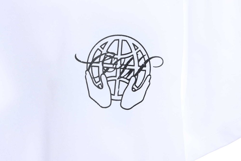 Off White palm arrOff White print short sleeve TSK1
