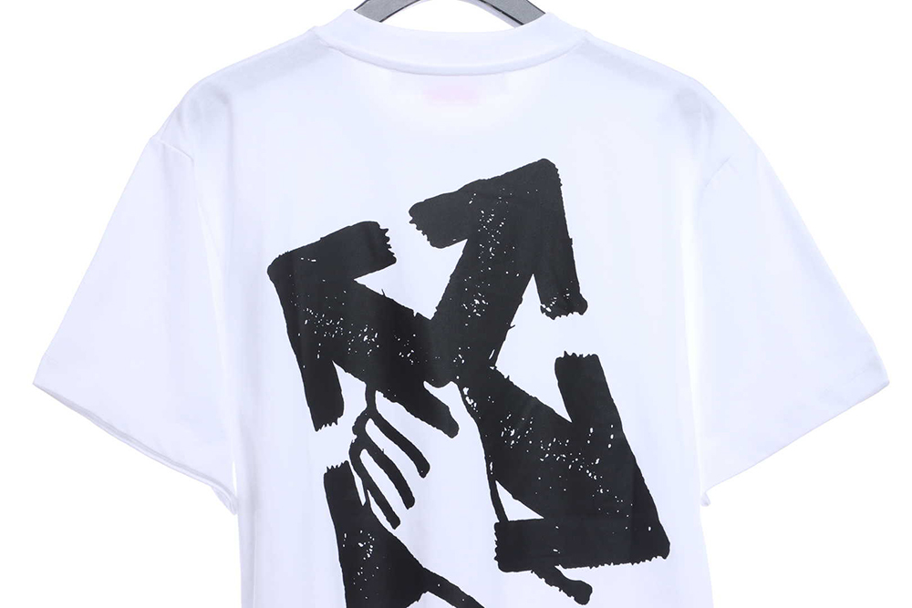 Off White palm arrOff White print short sleeve TSK1