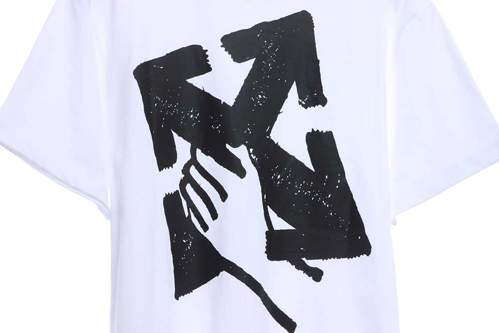Off White palm arrOff White print short sleeve TSK1
