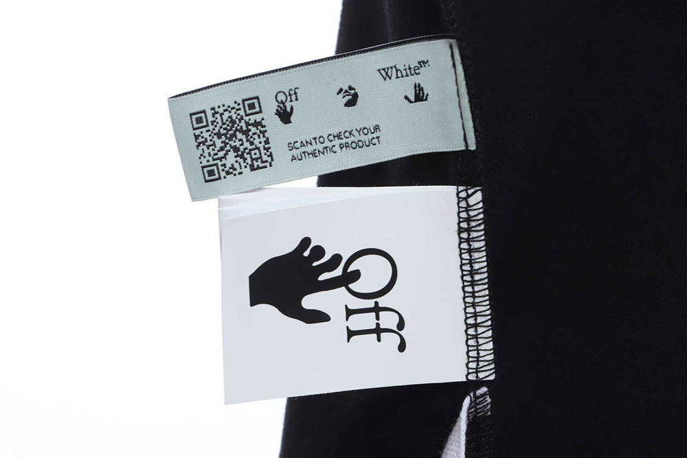 Off White sketch splash ink arrOff White letter short sleeve TSK1