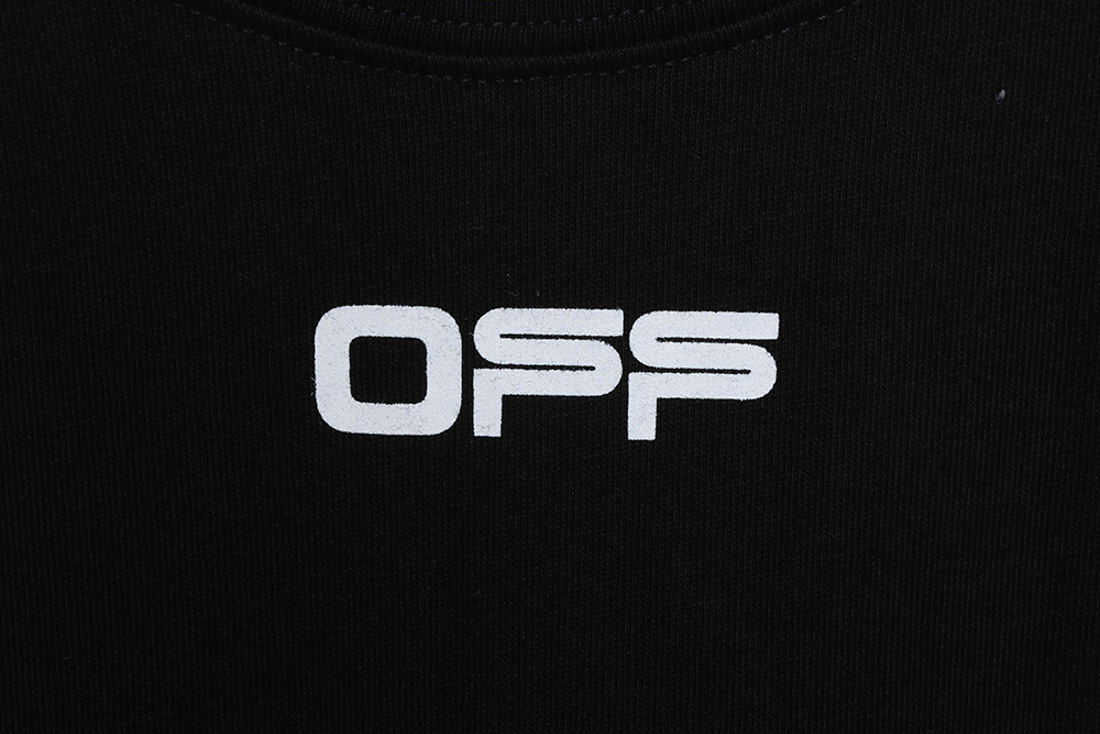 Off White angel oil painting short sleeve
