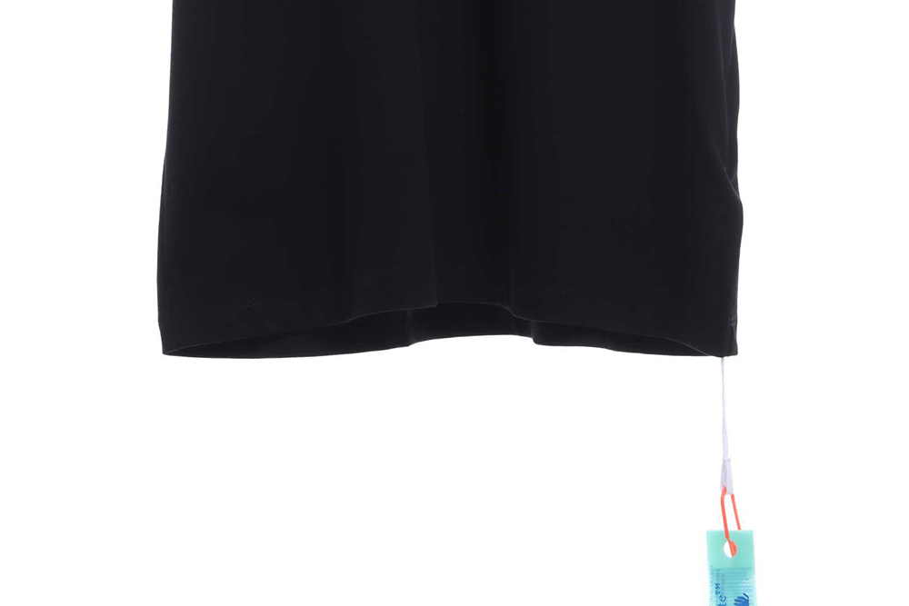 Off White graffiti brush zebra crossing short sleeve