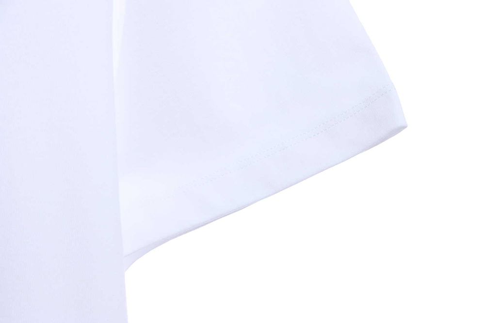 Off White graffiti brush zebra crossing short sleeve TSK1