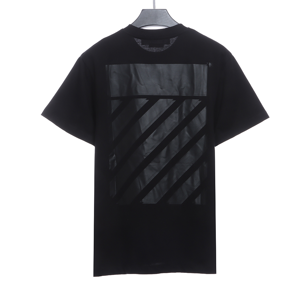 Off White overlapping zebra crossing arrOff White print short sleeves