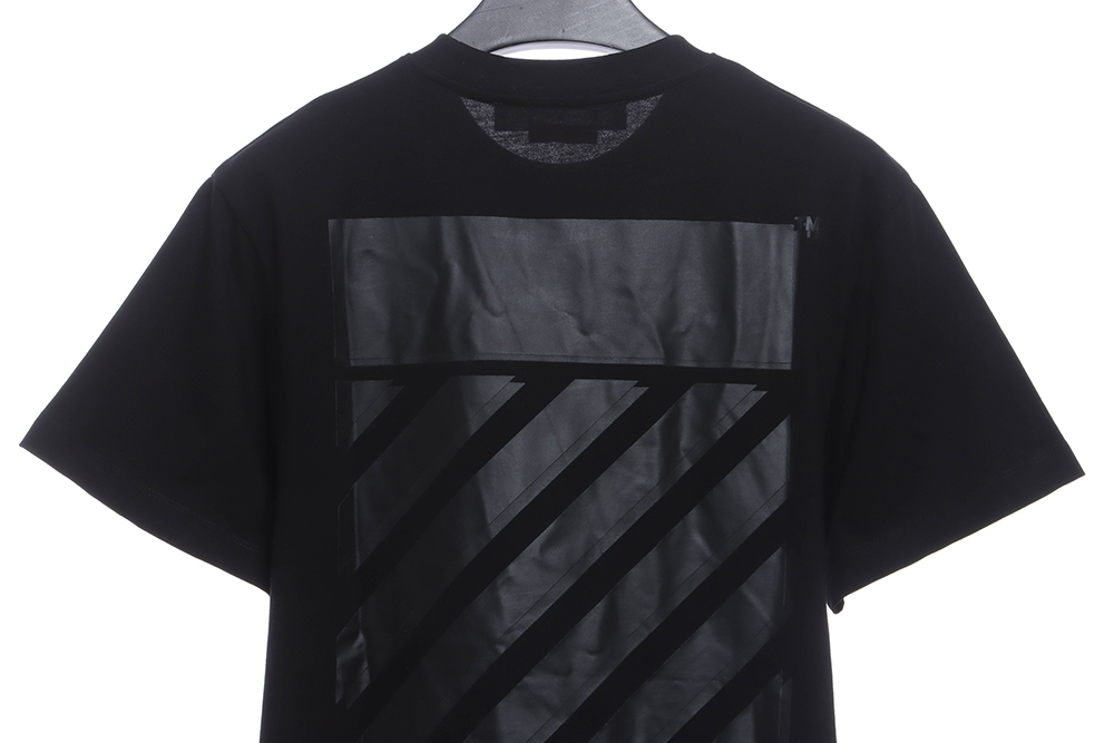 Off White overlapping zebra crossing arrOff White print short sleeves