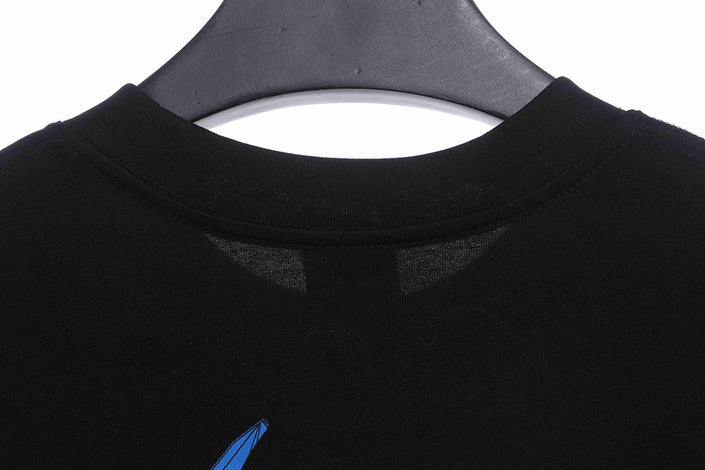 Nike Joint OW Asymmetric Hem Letter Print Short Sleeves