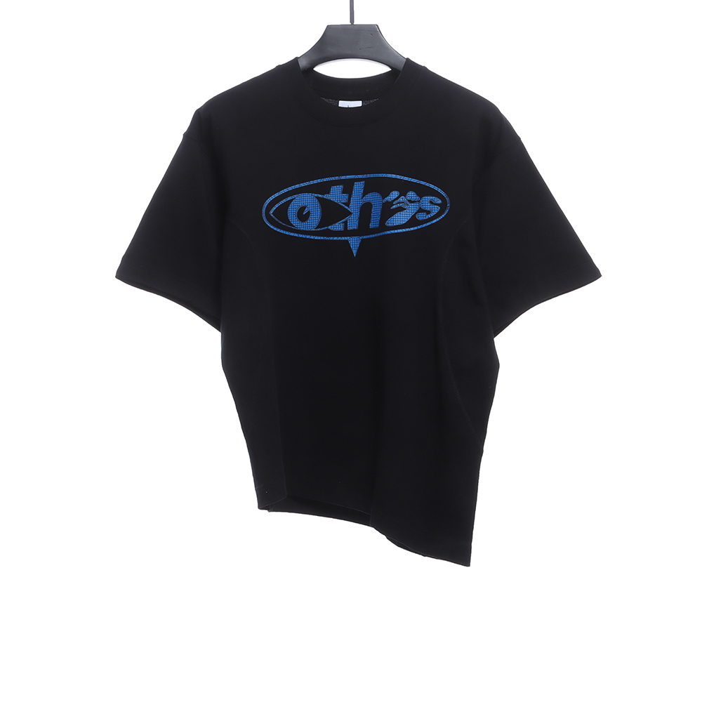 Nike Joint OW Asymmetric Hem Letter Print Short Sleeves