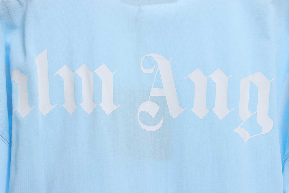 Palm Angels back letter logo print short sleeves
