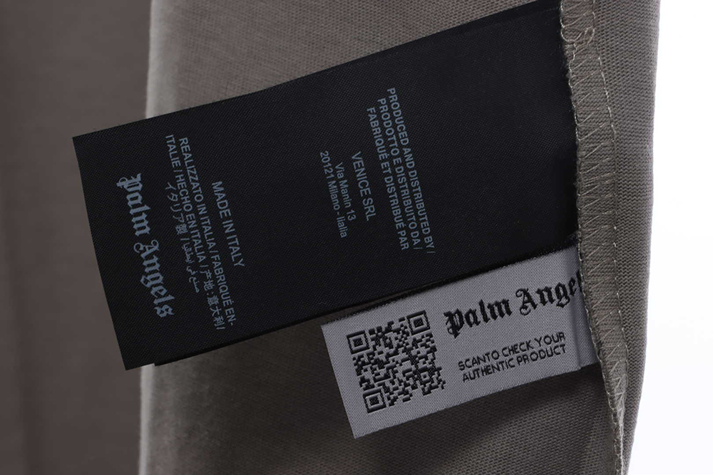 Palm Angels back letter logo print short sleeve TSK1
