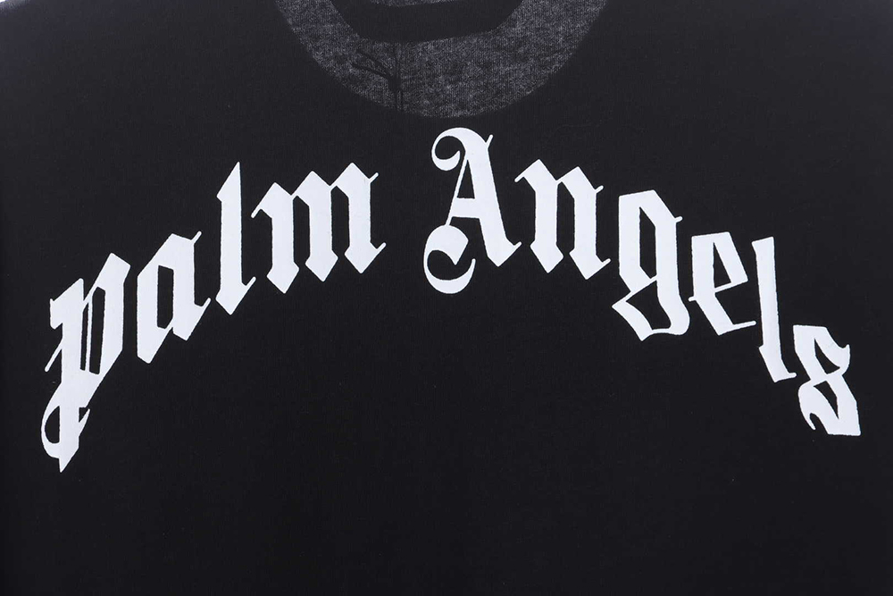 Palm Angels Sheer Bear Print Short Sleeve