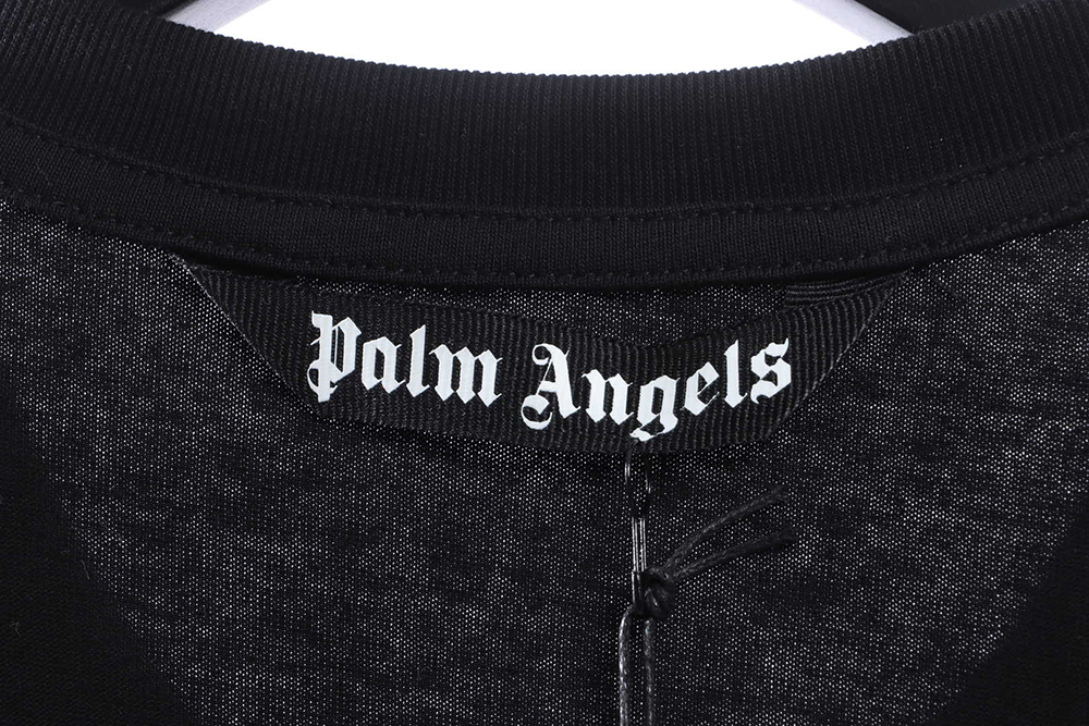 Palm Angels Sheer Bear Print Short Sleeve