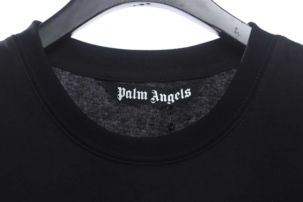 Palm Angels Sheer Bear Print Short Sleeve
