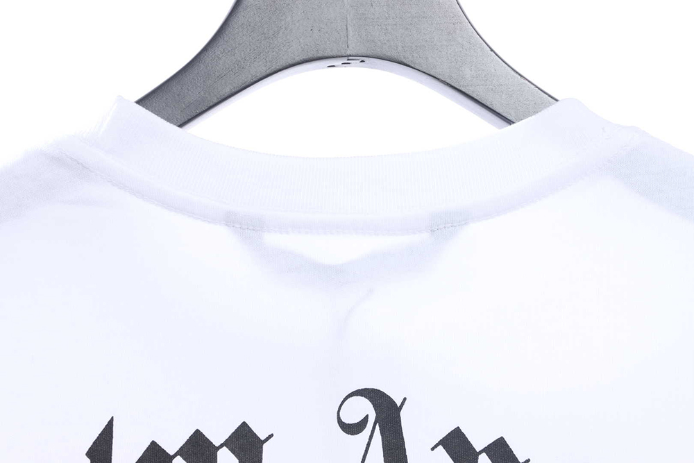 Palm Angels See-Through Bear Print Short Sleeve TSK1