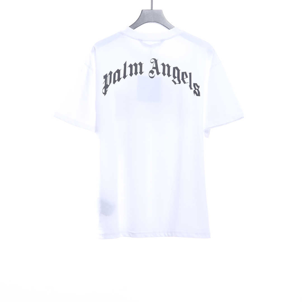 Palm Angels See-Through Bear Print Short Sleeve TSK1