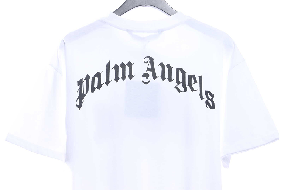 Palm Angels See-Through Bear Print Short Sleeve TSK1