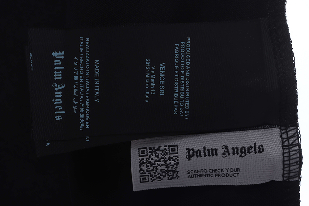 Palm Angels Heart Spray Print Short Sleeve TSK3