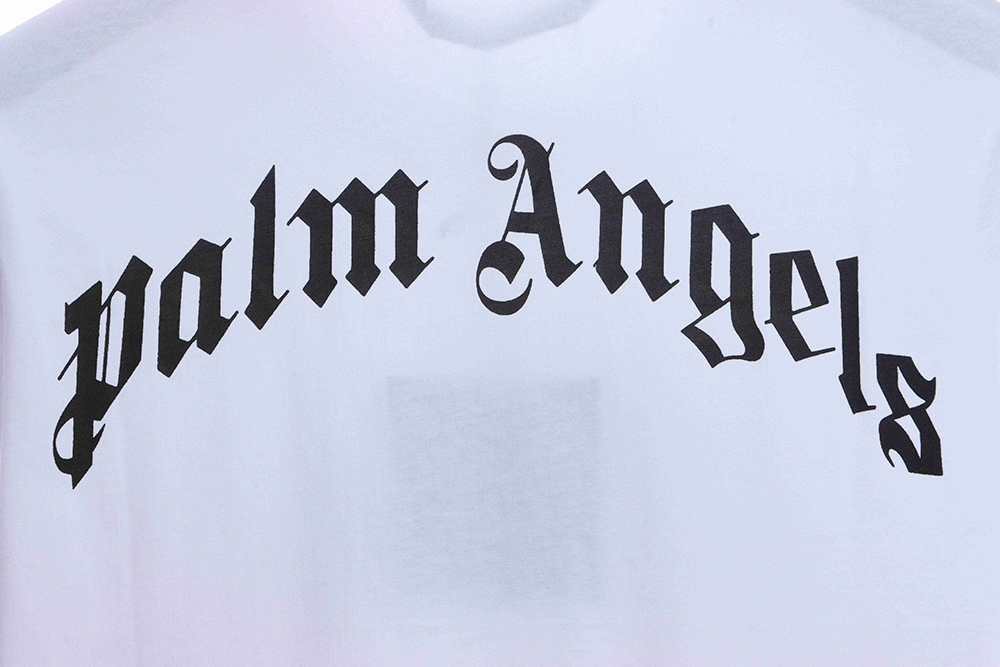 Palm Angels white guillotine short sleeve TSK1
