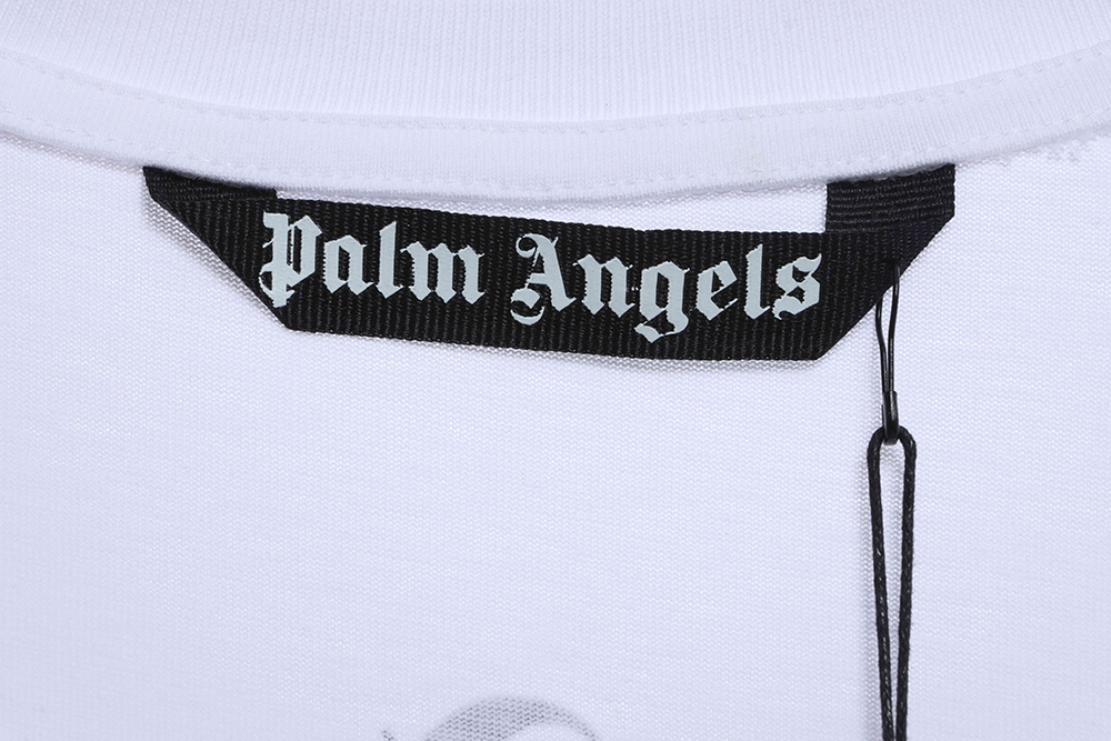 Palm Angels white guillotine short sleeve TSK1