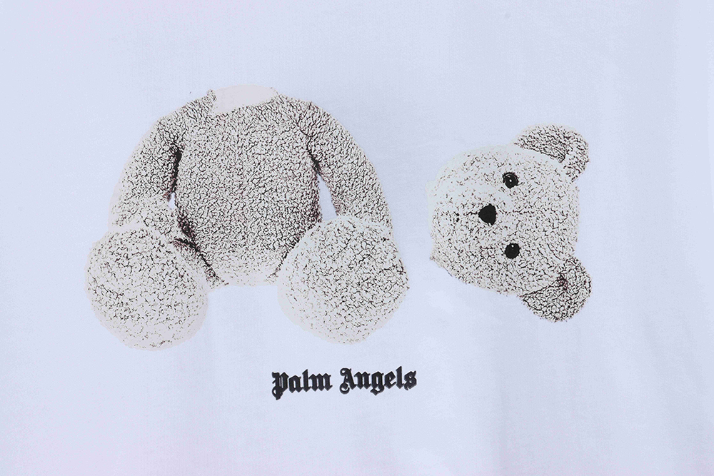 Palm Angels white guillotine short sleeve TSK1
