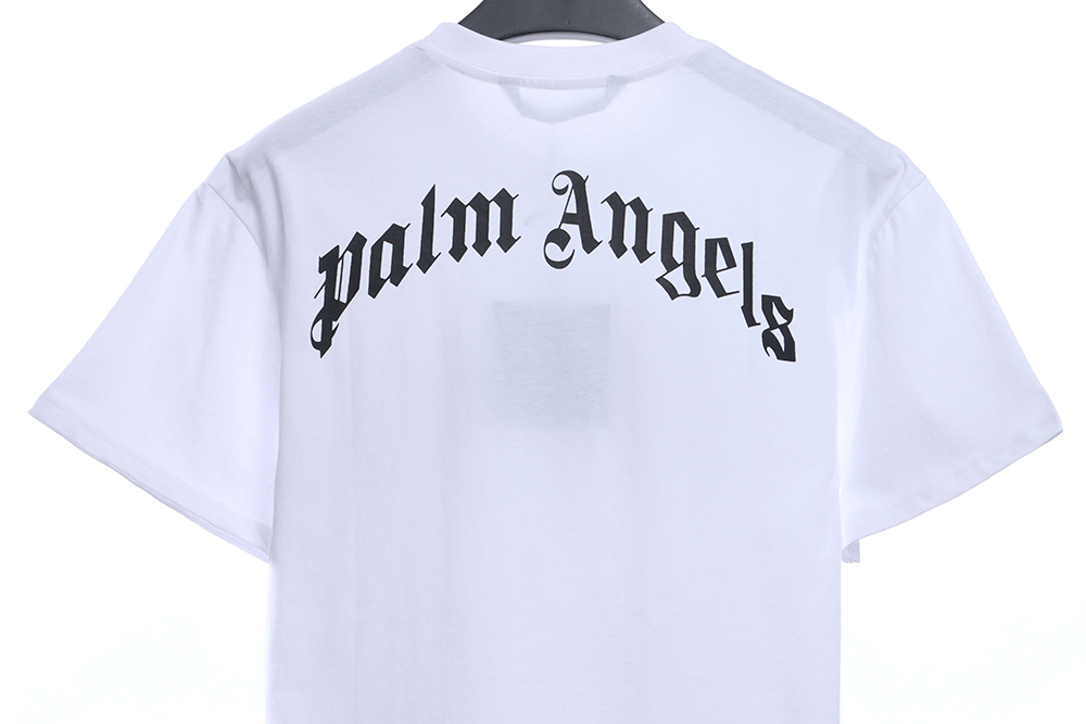 Palm Angels white guillotine short sleeve TSK1