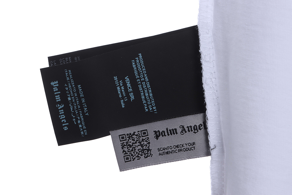 Palm Angels Broken Tail Shark Print Short Sleeve TSK1