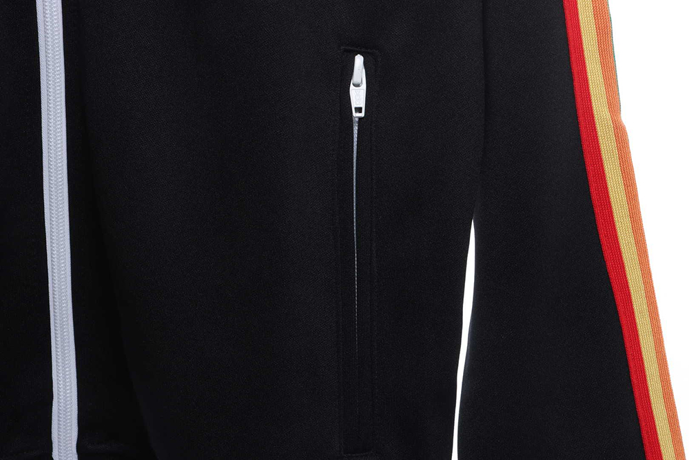 Palm angels rainbow stripe track jacket