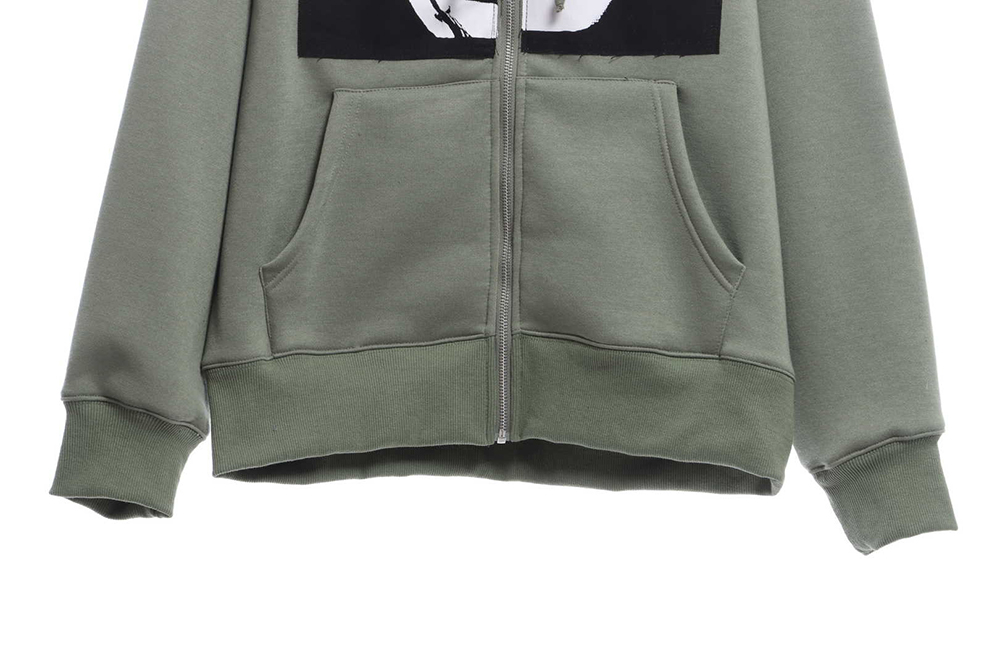 Supreme xThe Crow joint crow zipper hoodie TSK1
