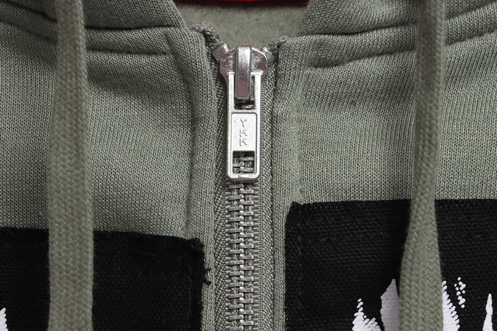 Supreme xThe Crow joint crow zipper hoodie TSK1
