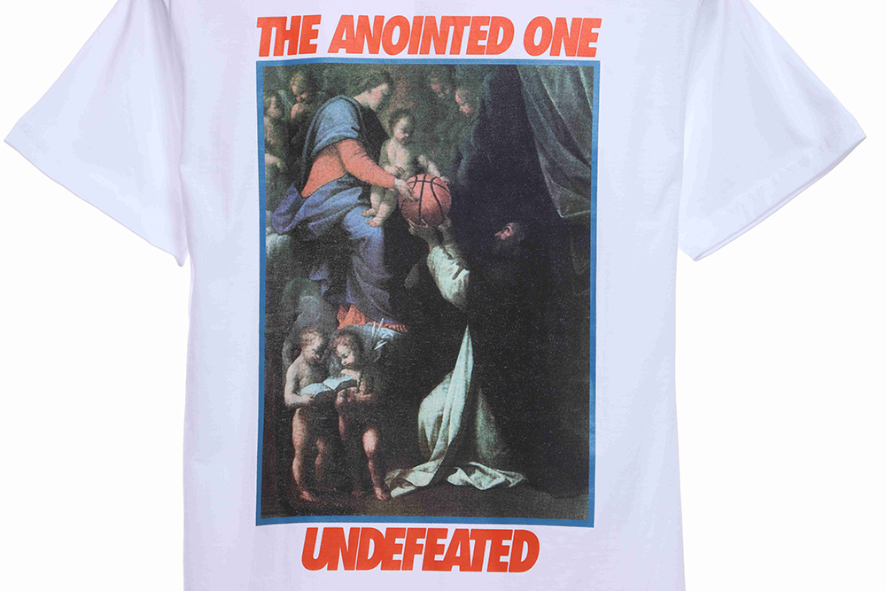 UNDEFEATED oil painting print short sleeves