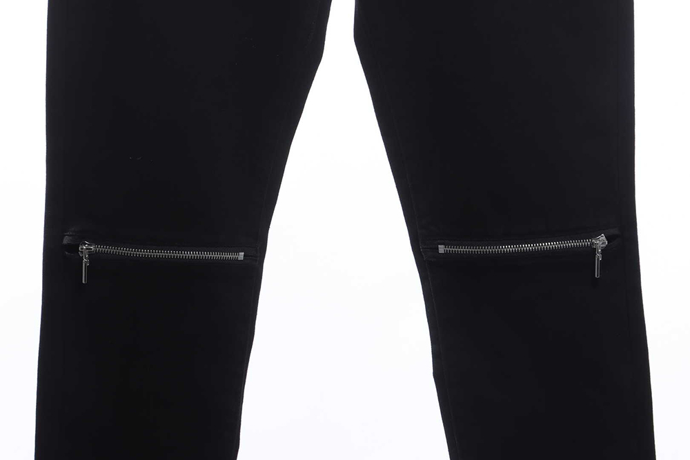 AMIRI MX1 zip-up washed stretch-denim trousers