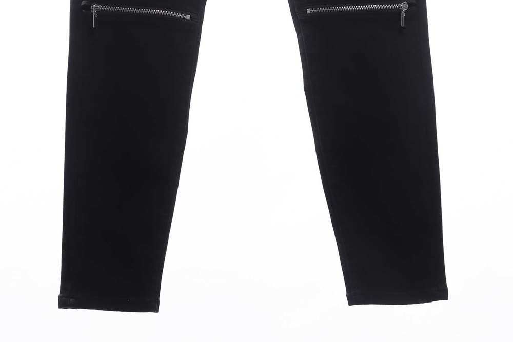 AMIRI MX1 zip-up washed stretch-denim trousers