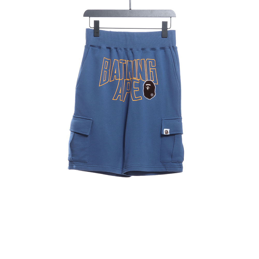 BAPE ape head letter print shorts TSK1