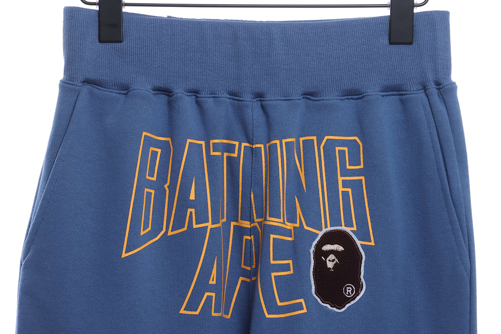 BAPE ape head letter print shorts TSK1