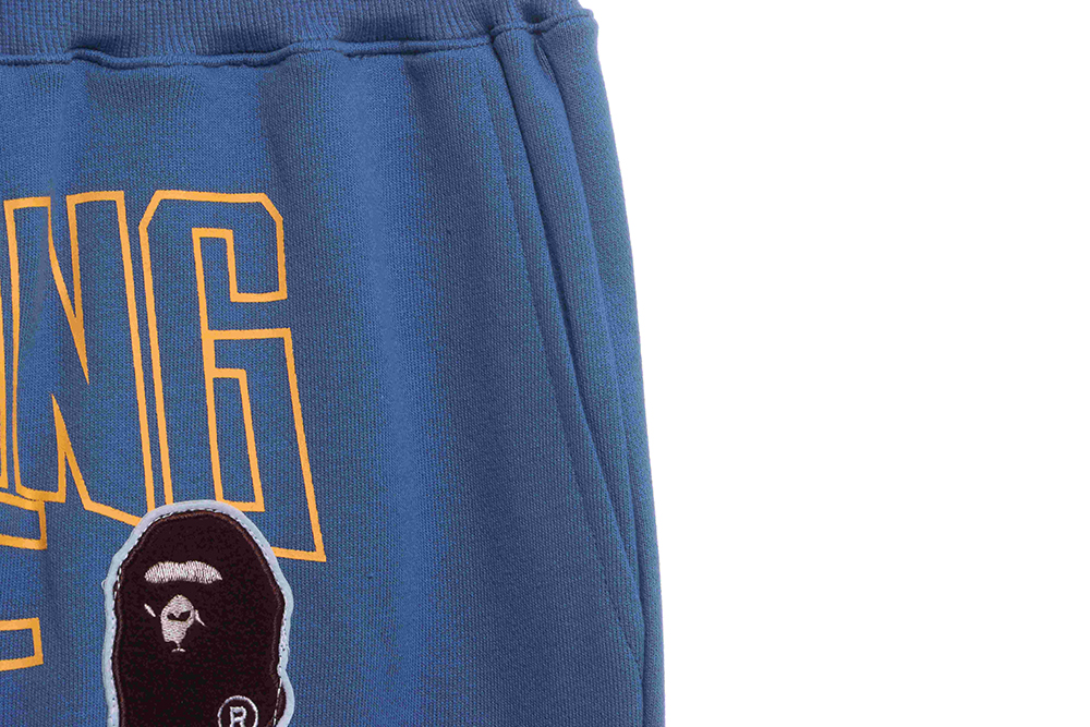 BAPE ape head letter print shorts TSK1