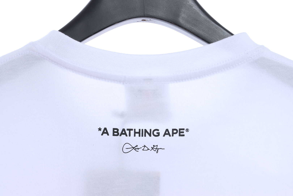 BAPExLDG Joint Color Geometric Fragment Short Sleeve TSK1