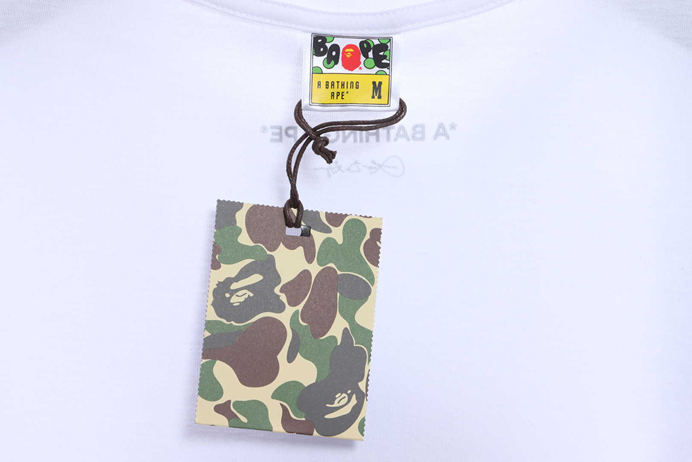 BAPExLDG Joint Color Geometric Fragment Short Sleeve TSK1