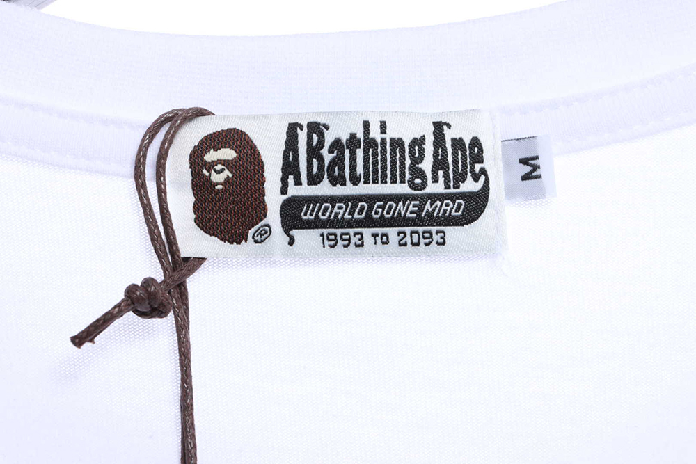 BAPE gradient print short sleeves
