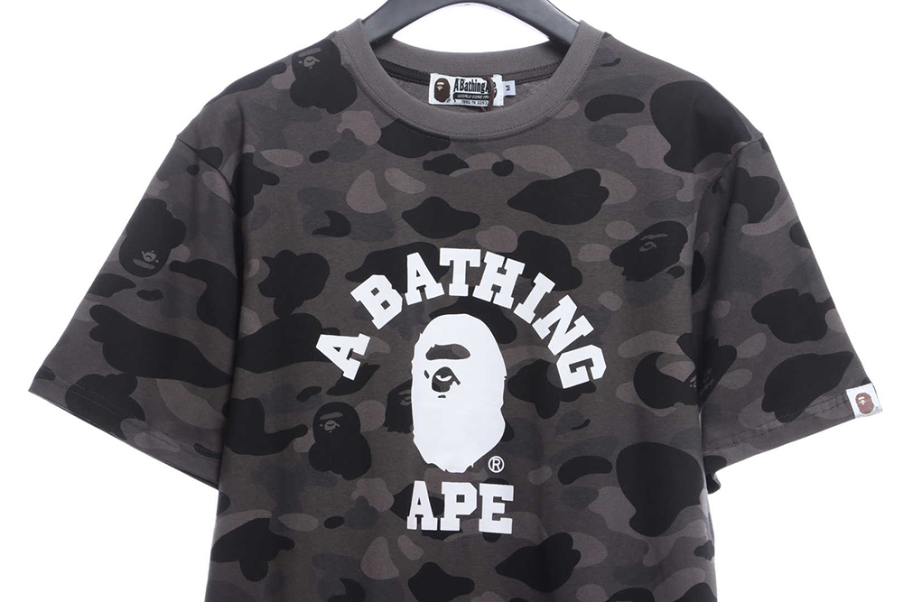BAPE classic camouflage print short sleeves