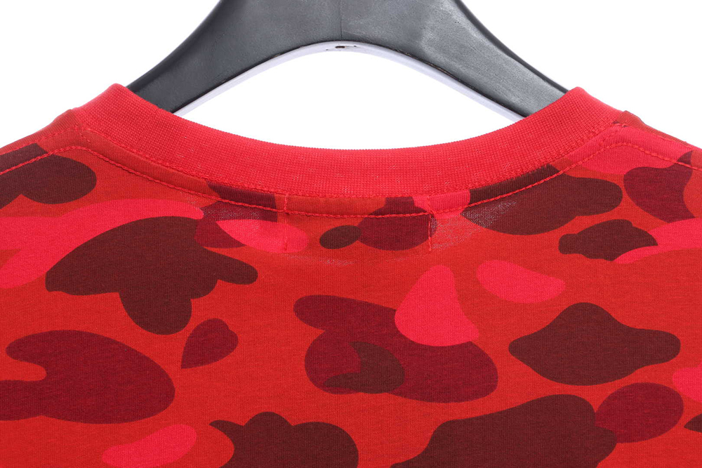 BAPE classic camouflage print short sleeve TSK2