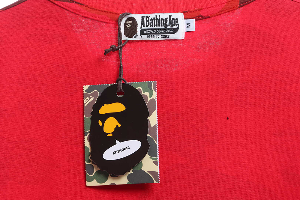 BAPE classic camouflage print short sleeve TSK2