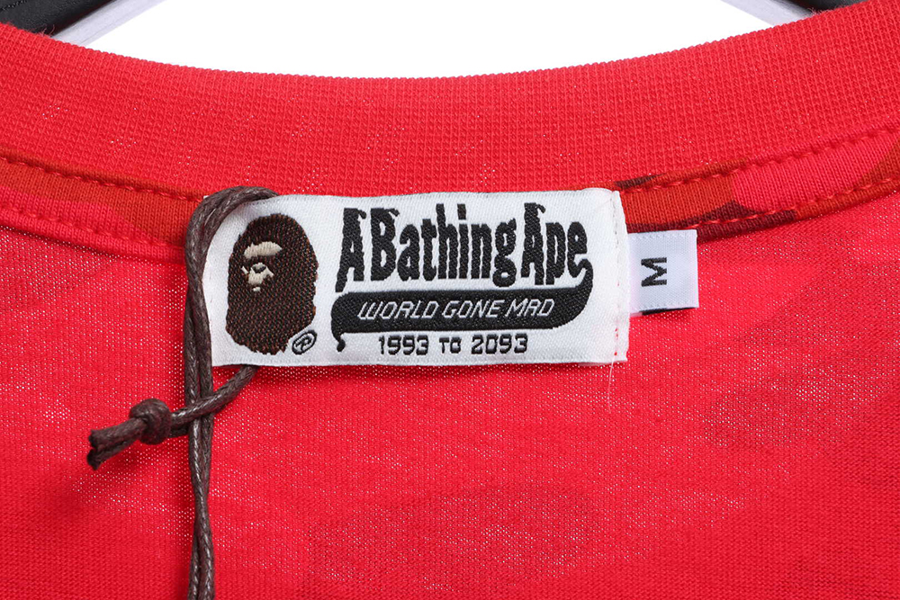 BAPE classic camouflage print short sleeve TSK2