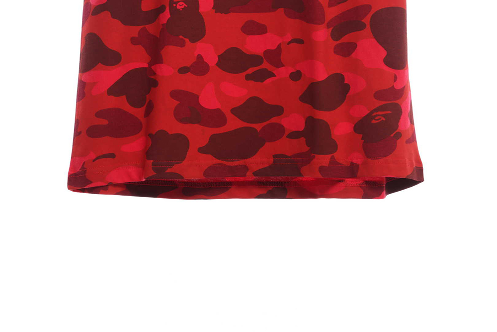 BAPE classic camouflage print short sleeve TSK2