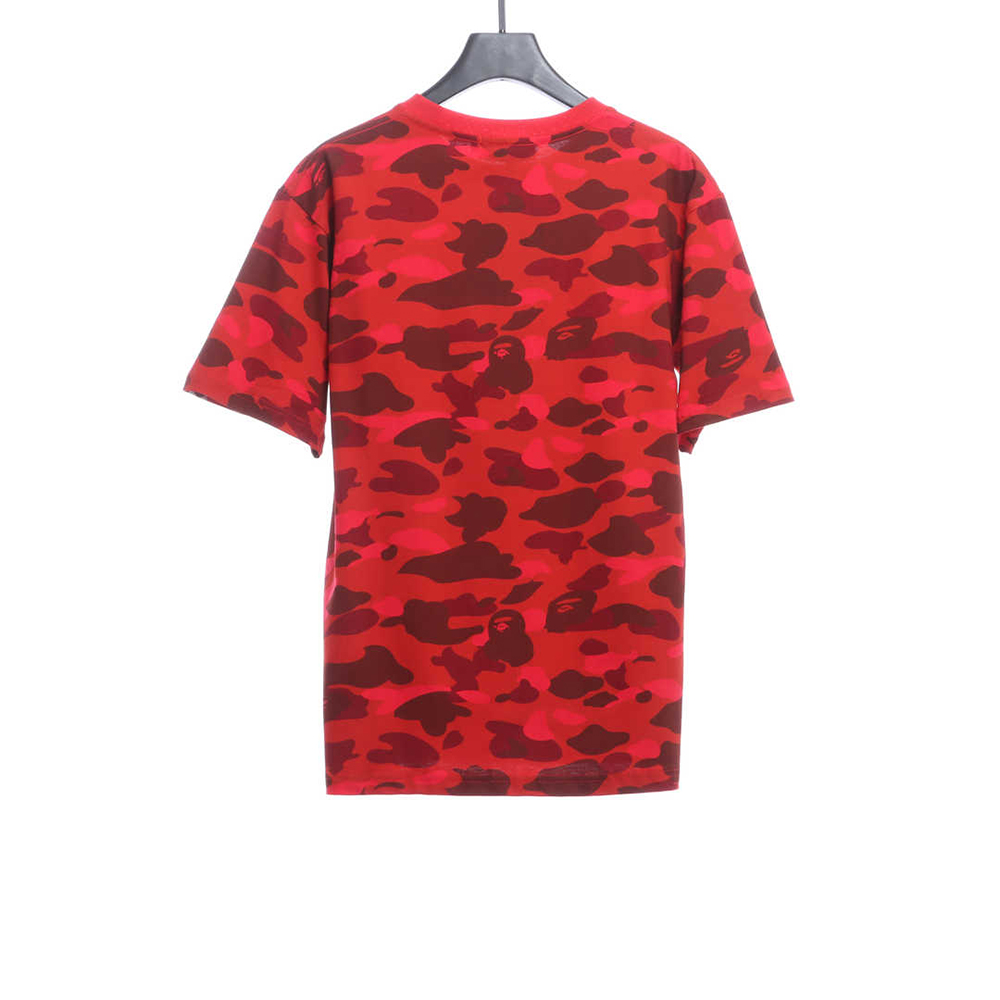 BAPE classic camouflage print short sleeve TSK2