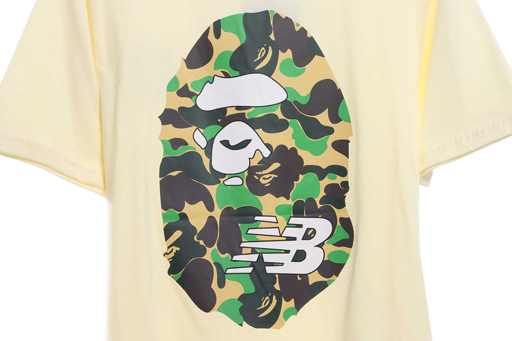 BAPE joint NB limited camouflage ape head short sleeve TSK1