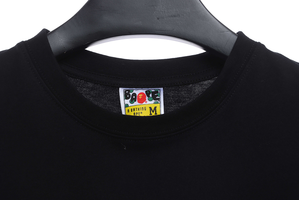BAPE grid camouflage ape head short sleeve TSK1