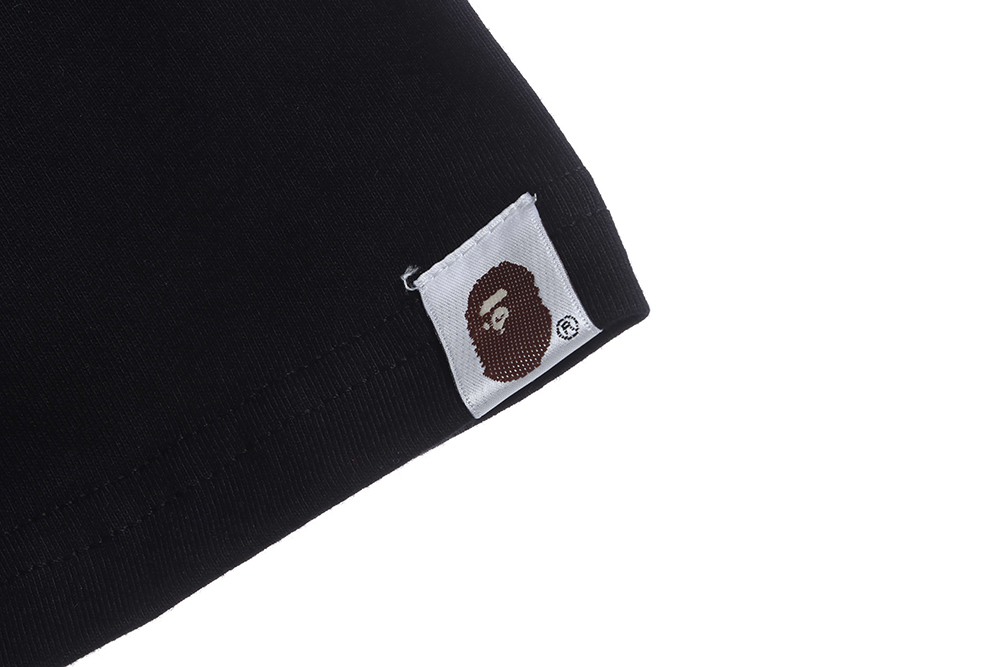 BAPE grid camouflage ape head short sleeve TSK1