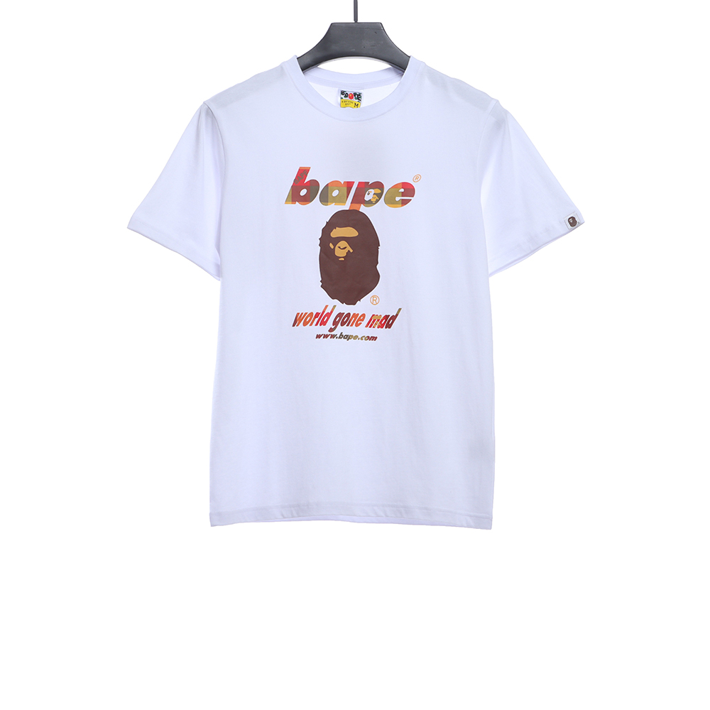 BAPE Ape Head Crazy World Series Short Sleeve