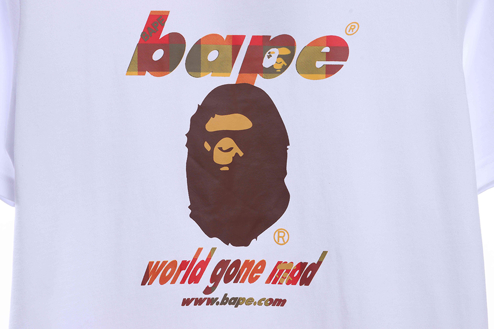 BAPE Ape Head Crazy World Series Short Sleeve