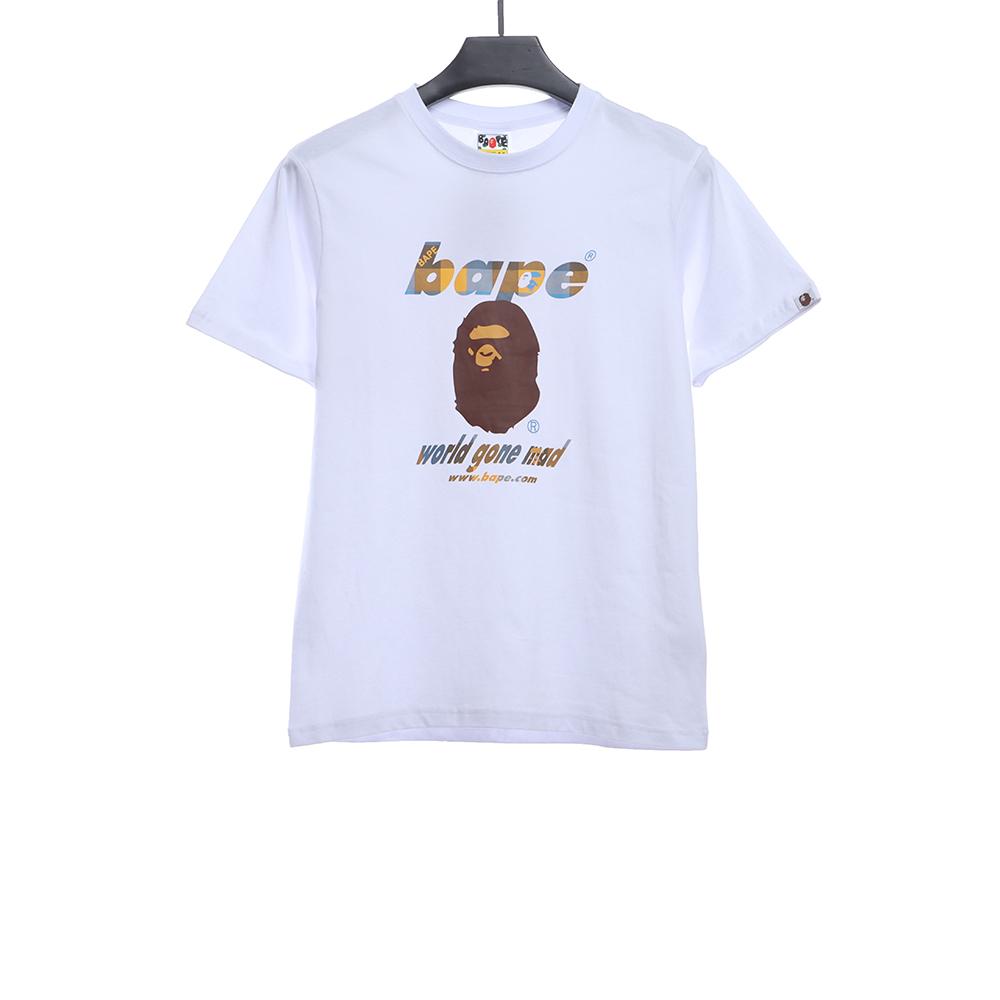 BAPE Ape Head Crazy World Series Short Sleeve TSK3