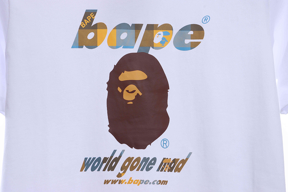 BAPE Ape Head Crazy World Series Short Sleeve TSK3